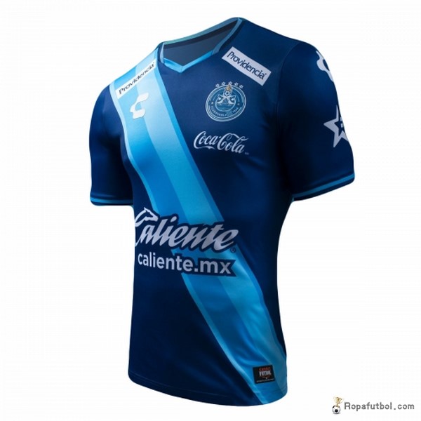 Camiseta Club Puebla Replica Segunda Ropa Tenis Charly 2017/18 Azul